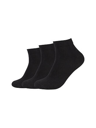 CAMANO | Sneaker Socken 3-er Pkg black