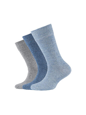 CAMANO | Jungen Socken 3er Pkg stone melange