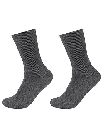 CAMANO | Socken 2er Pkg dark grey melange