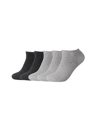 CAMANO | Sneaker Socken 5er Pkg light grey melange