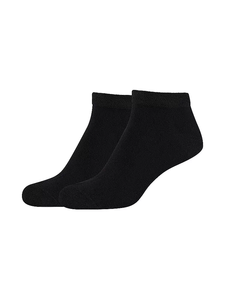 CAMANO Sneaker Socken black schwarz BAMBOO Pkg 2er
