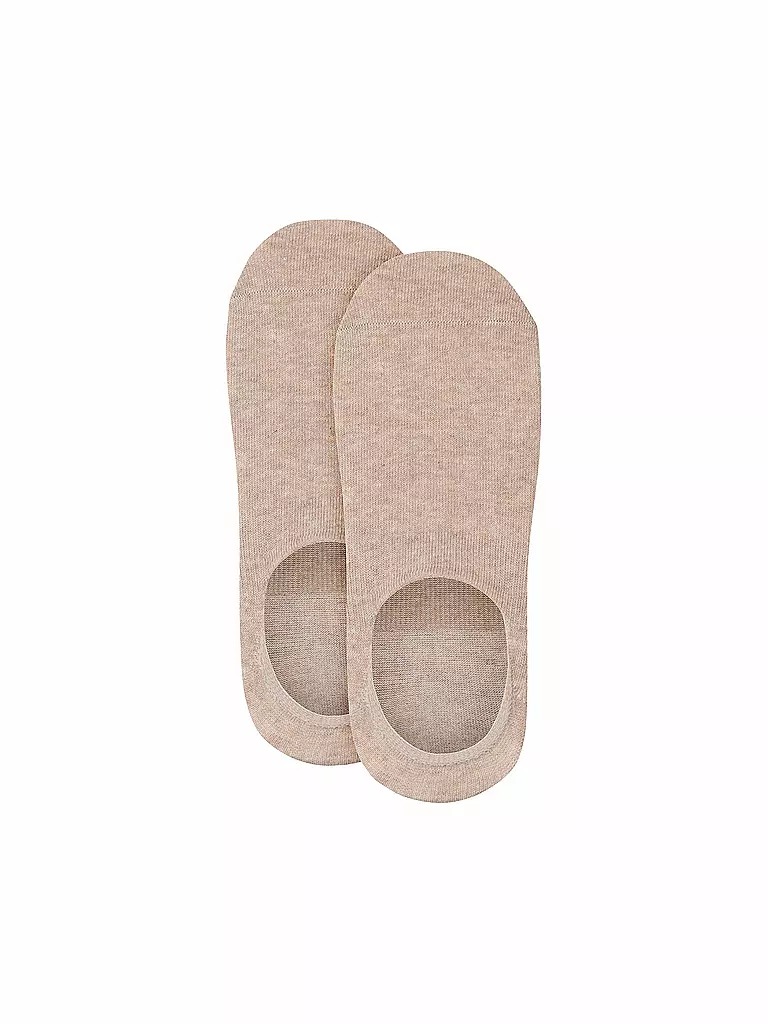 CAMANO | Füsslinge 2er Pkg COMFORT INVISIBLE sand melange | beige