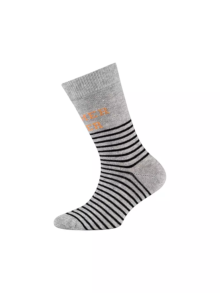 CAMANO | Jungen Socken 4er Pkg. infinity | grau