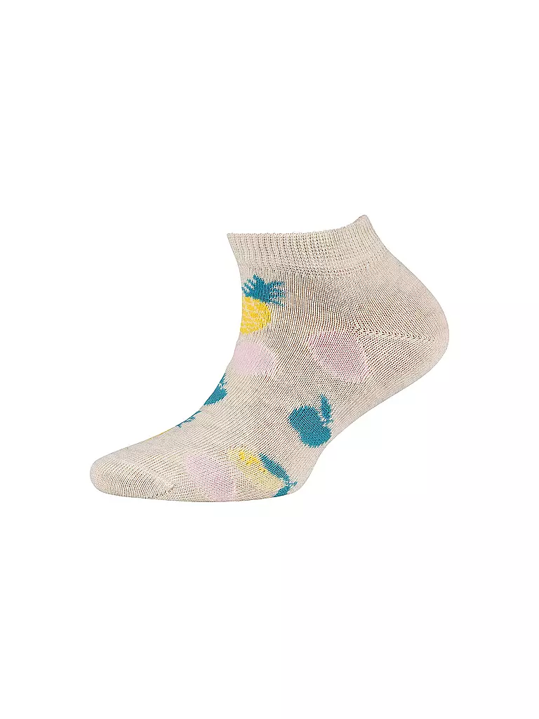 CAMANO | Mädchen Sneaker Socken 4er Pkg  offwhite melange | creme