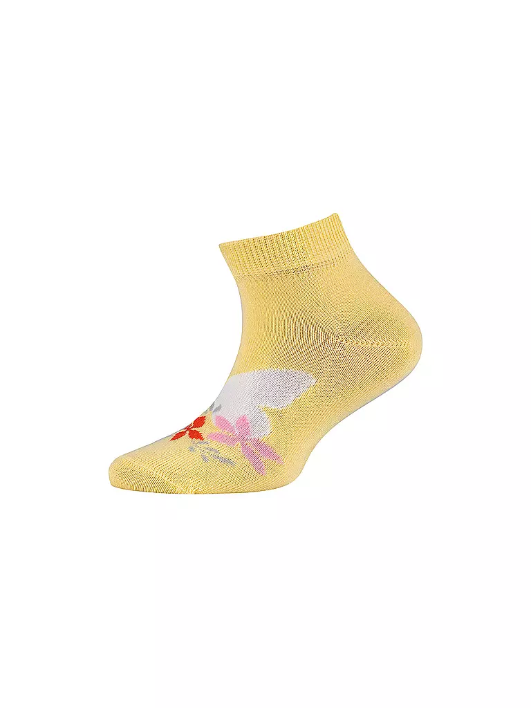 CAMANO | Mädchen Sneaker Socken 4er Pkg popcorn | bunt