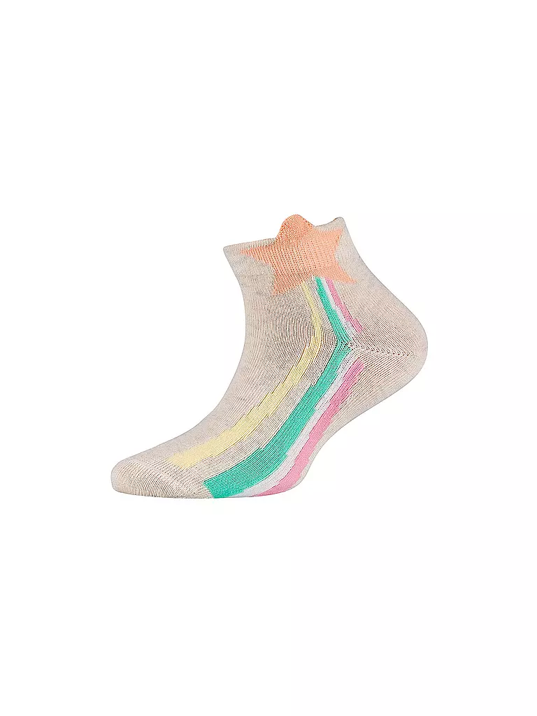 CAMANO | Mädchen Sneaker Socken 4er Pkg white mix | creme