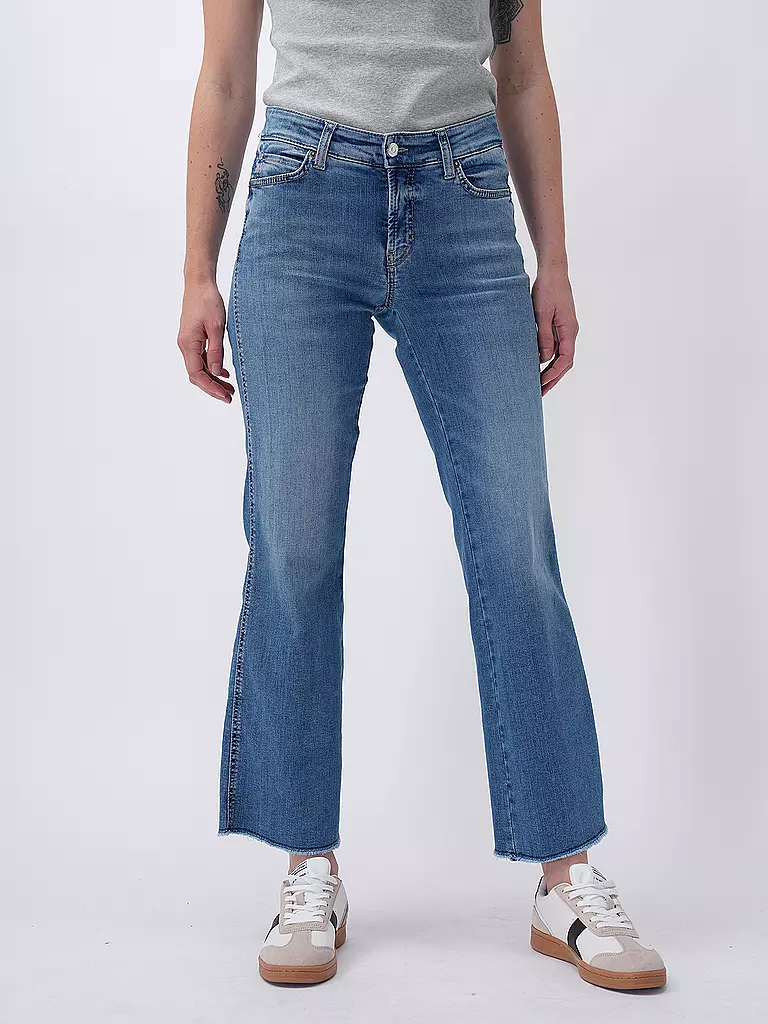 CAMBIO | Jeans Flared Fit FRANCESCA | blau