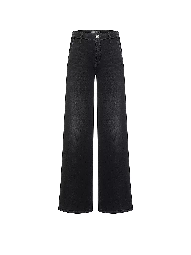 CAMBIO | Jeans Wide Leg ALEK | schwarz