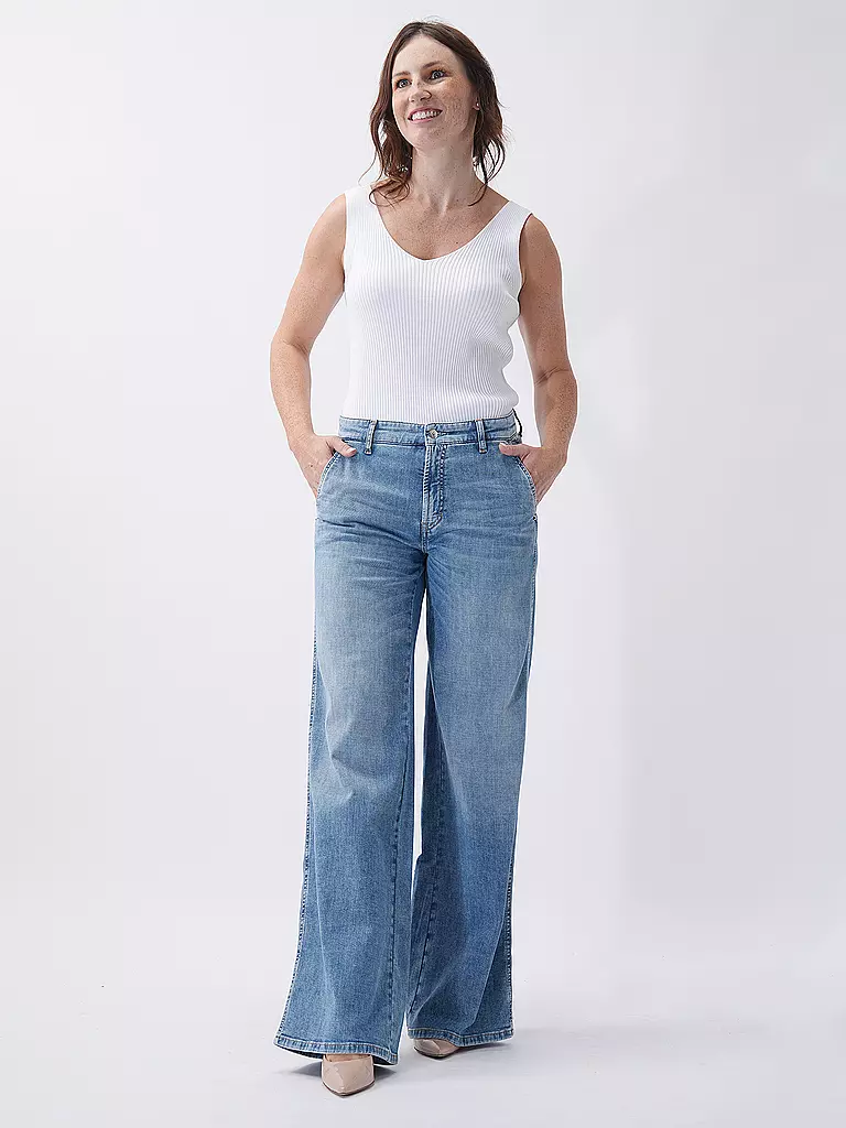 CAMBIO | Jeans Wide Leg ALEK | blau