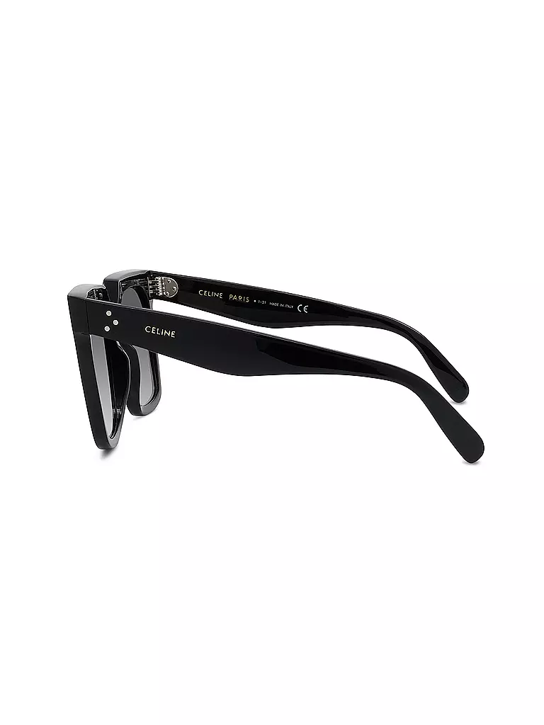 CELINE | CELINE 3 Dots schwarze eckige Sonnenbrille | schwarz