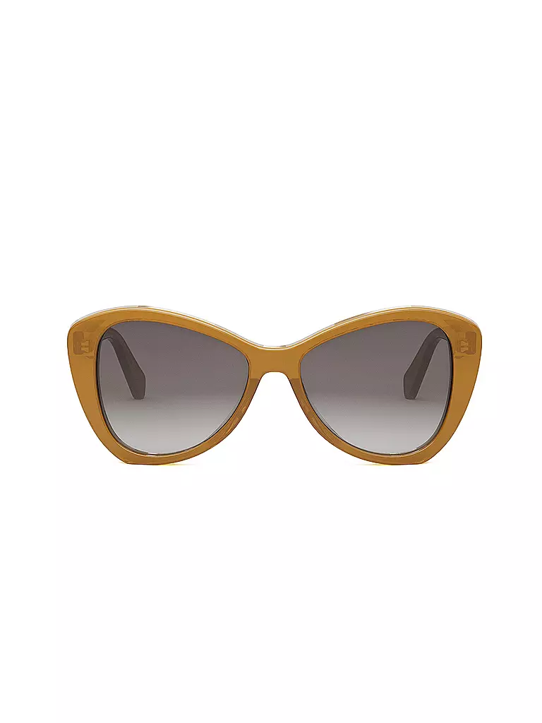 CELINE | CELINE Thin gelbe Butterfly Sonnenbrille | beige