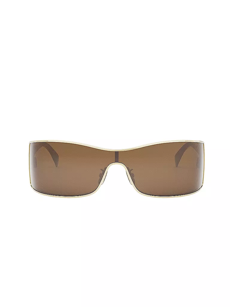 CELINE | Maxi Metal Triomphe goldene Mask Sonnenbrille | gold