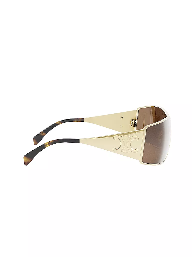 CELINE | Maxi Metal Triomphe goldene Mask Sonnenbrille | gold