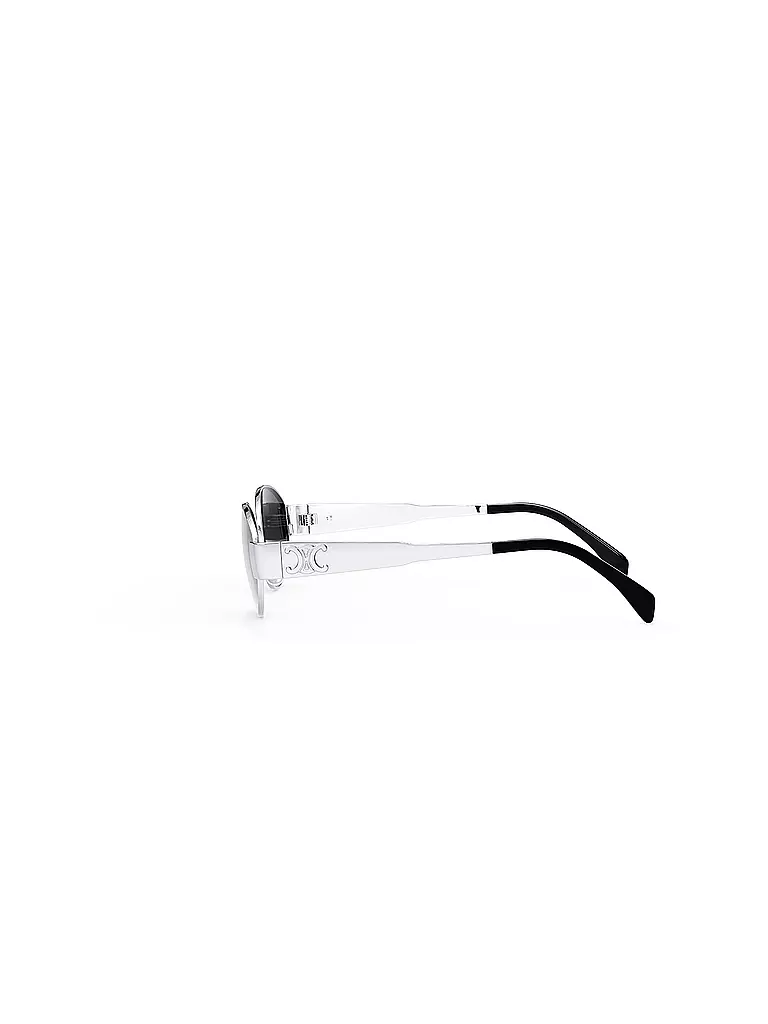 CELINE | Metal Triomphe silber ovale Sonnenbrille | silber