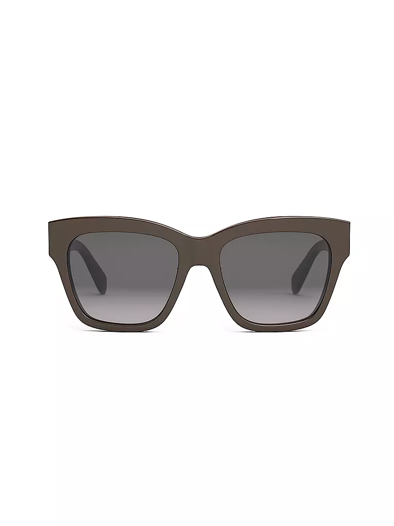 CELINE | Triomphe braune eckige Sonnenbrille | braun