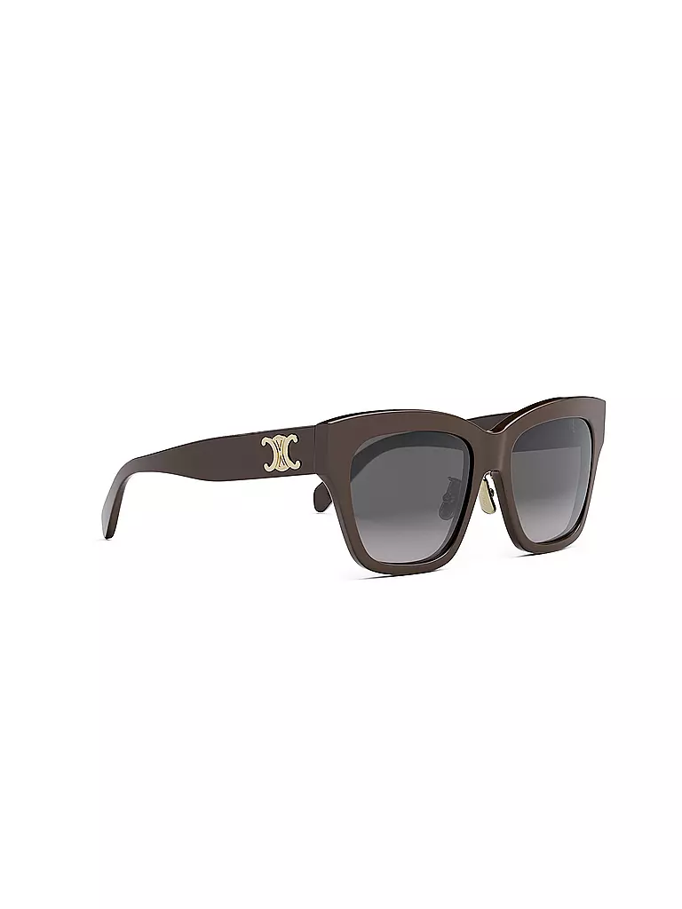 CELINE | Triomphe braune eckige Sonnenbrille | braun