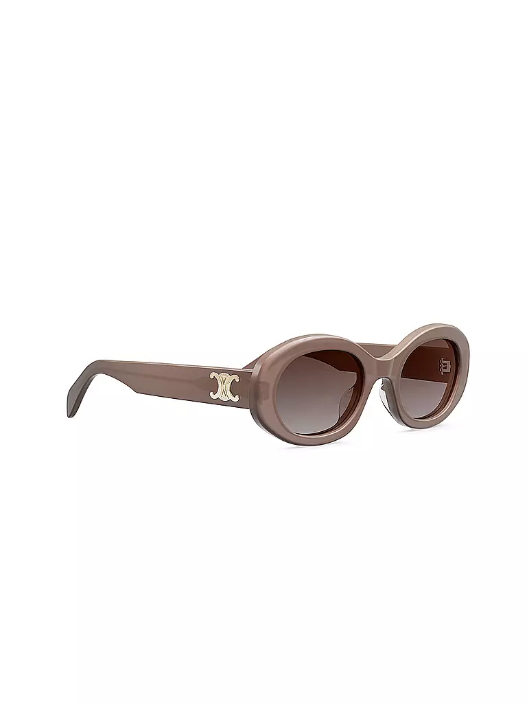 CELINE | Triomphe braune ovale Sonnenbrille | braun