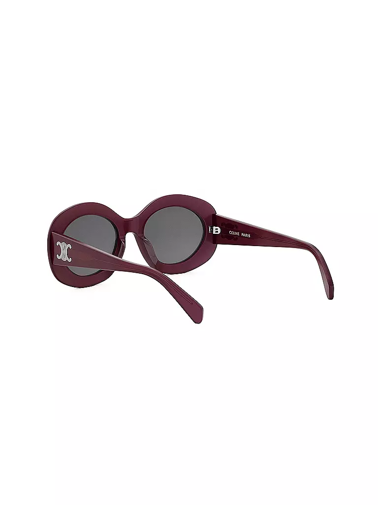 CELINE | Triomphe rote runde Sonnenbrille | schwarz