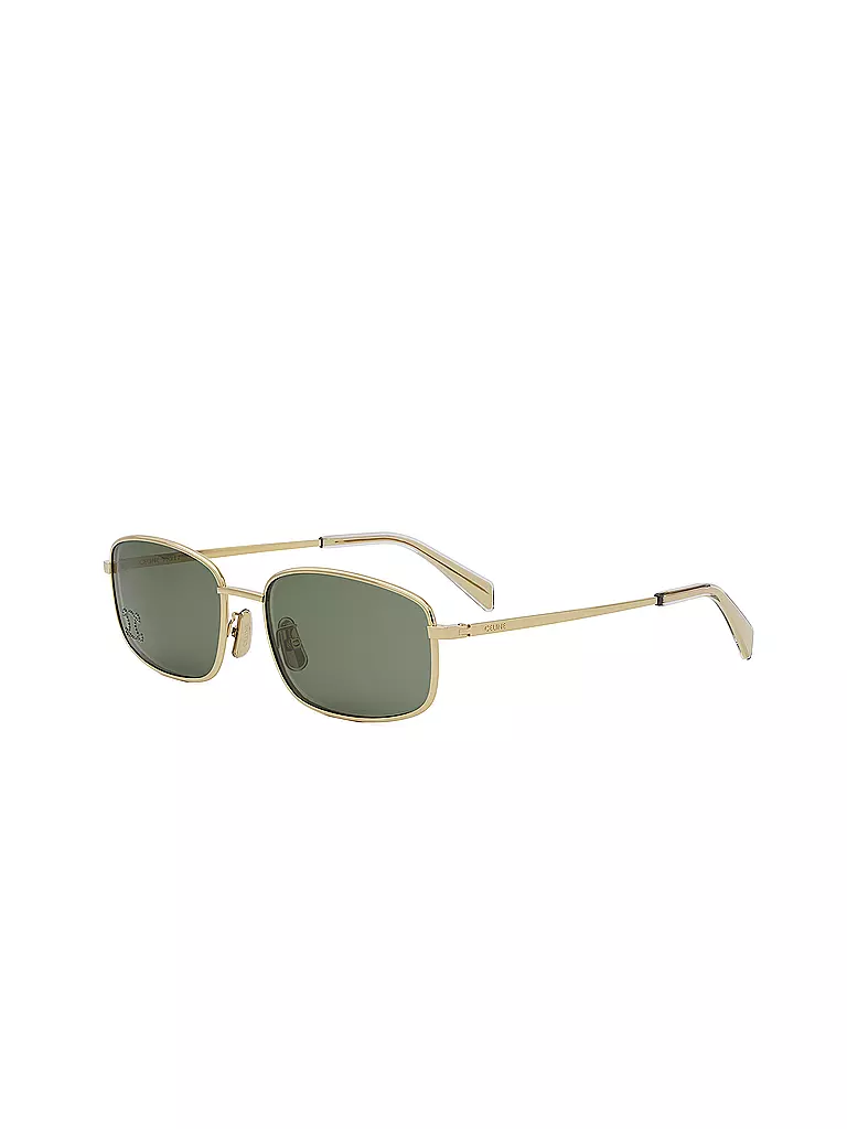 CELINE | Triomphe schwarze eckige Sonnenbrille | gold