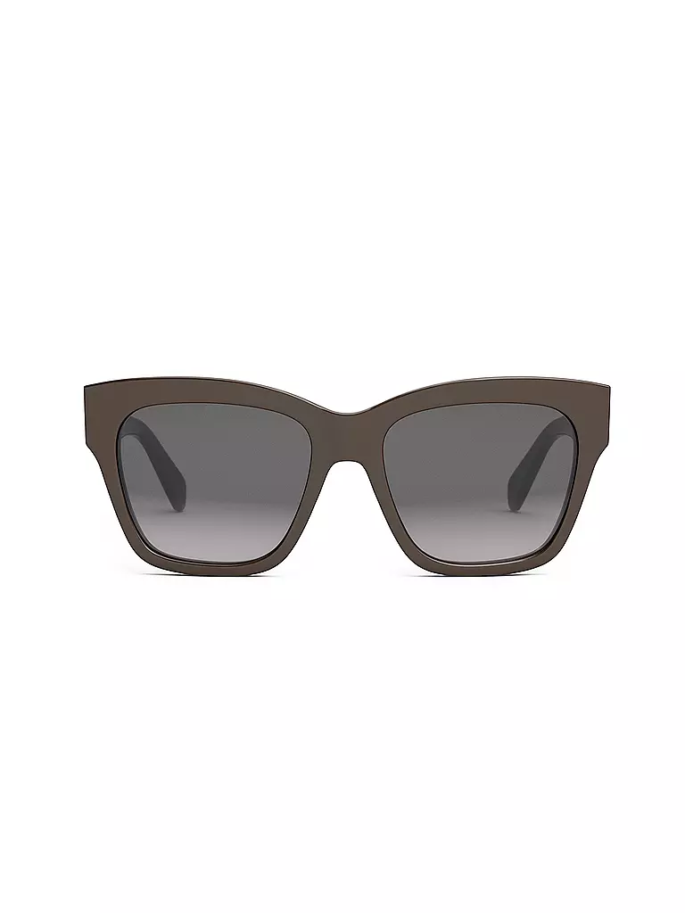 CELINE | Triomphe schwarze eckige Sonnenbrille | braun