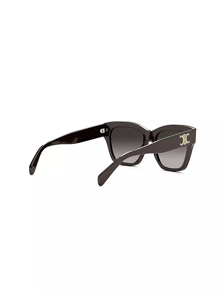 CELINE | Triomphe schwarze eckige Sonnenbrille | braun