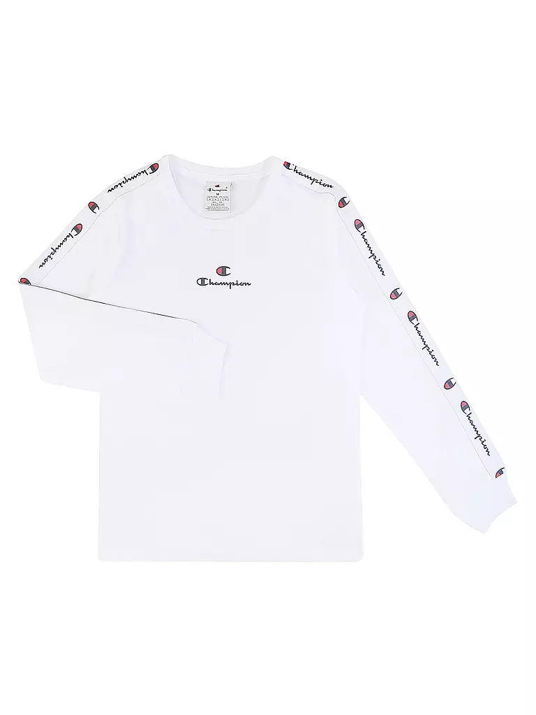 CHAMPION | Jungen Langarmshirt  | weiss