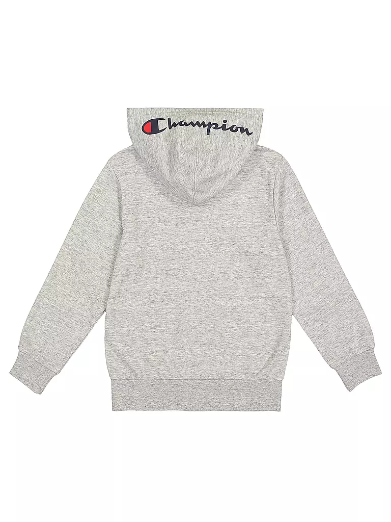 CHAMPION | Jungen Sweatjacke | hellgrau