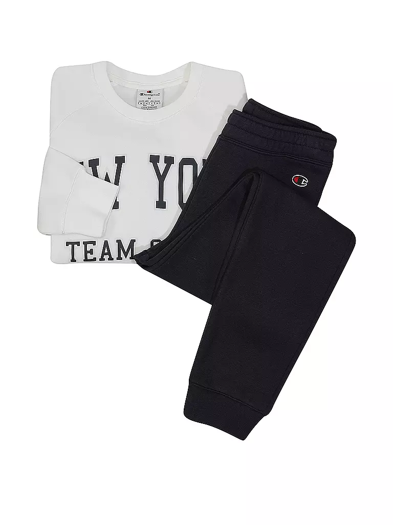 CHAMPION | Mädchen Jogger 2teilig Sweater und Hose | creme