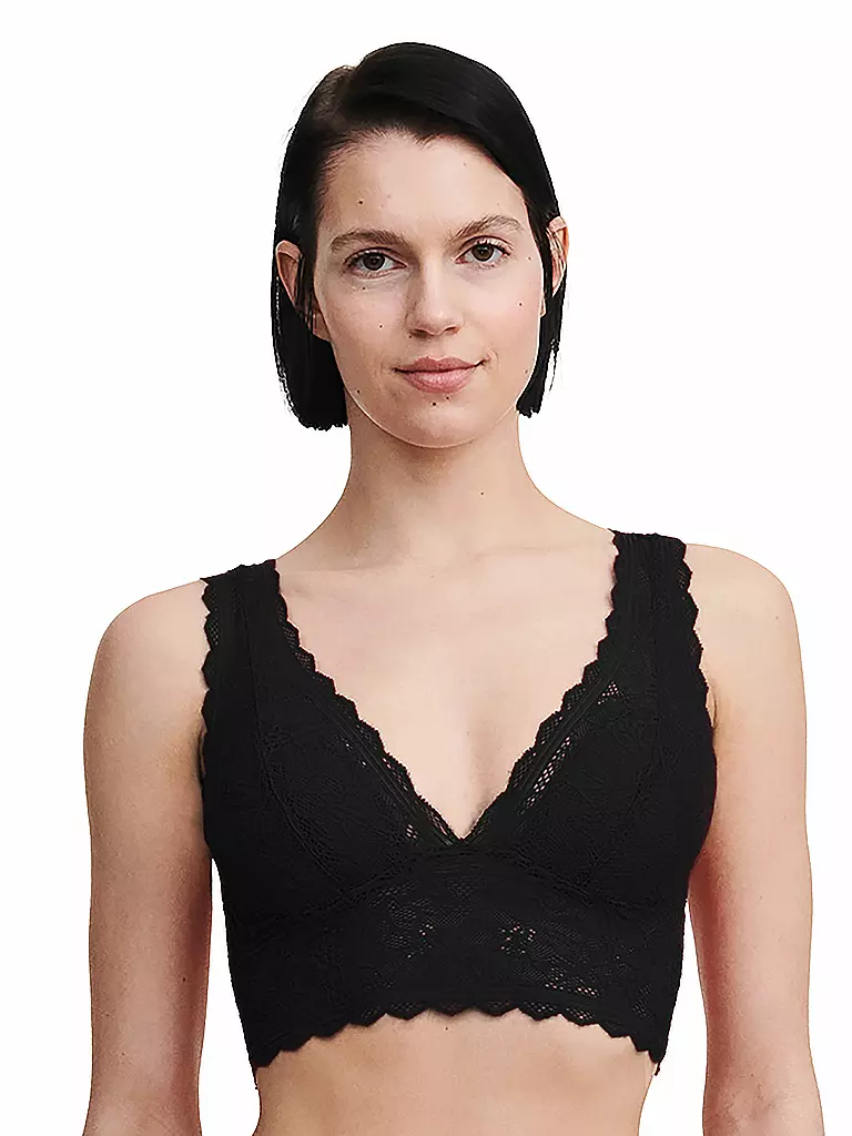 CHANTELLE | Bustier FLORAL TOUCH schwarz | schwarz