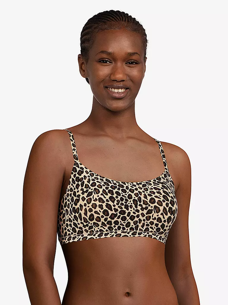 CHANTELLE | Bustier SOFTSTRETCH leopard nude | olive