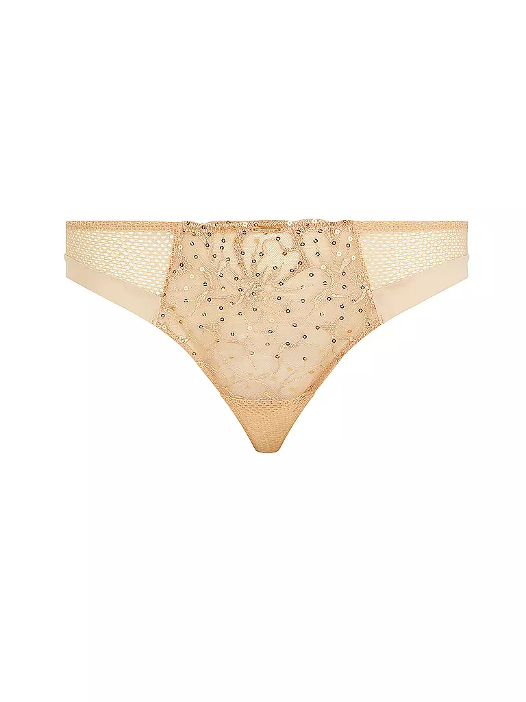 CHANTELLE | String FLEURS SIGNATURE toffee sequins | camel