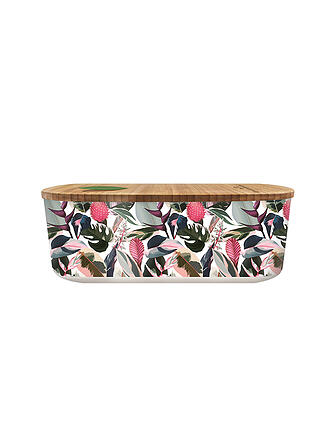 CHIC.MIC | Frischhaltedose bioloco plant lunchbox oval Tropical Leaves