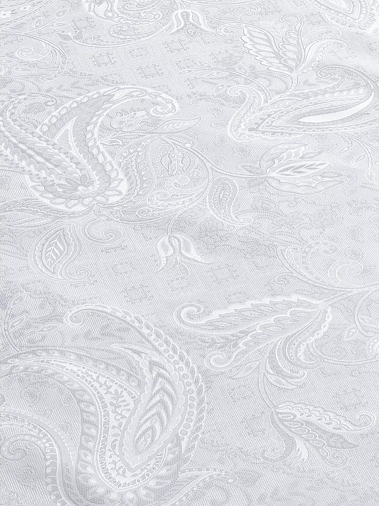 CHRISTIAN FISCHBACHER | Jacquard-Kissenbezug SASSAN 70x90cm Weiss  | weiss