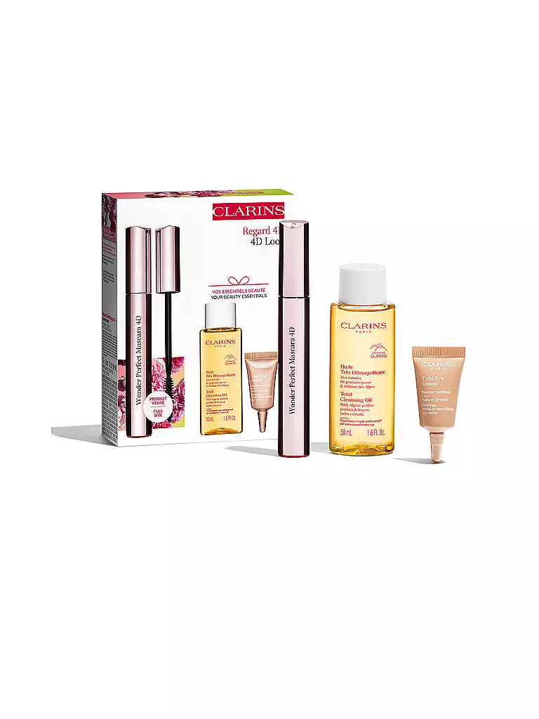 CLARINS | Geschenkset - Wonder Perfect 4D Mascara Set 50ml / 8ml / 3ml / 0,9ml | keine Farbe