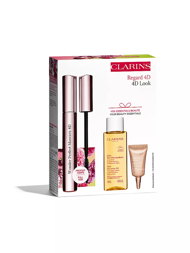 CLARINS | Geschenkset - Wonder Perfect 4D Mascara Set 50ml / 8ml / 3ml / 0,9ml | keine Farbe