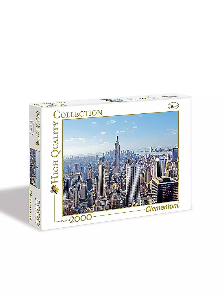 CLEMENTONI | Puzzle - New York 2000 Teile  | transparent