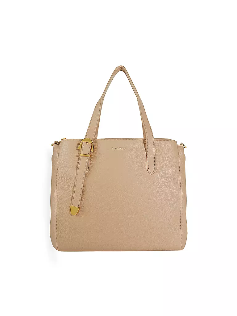 COCCINELLE | Ledertasche - Henkeltasche COCCINELLEGLEEN | beige