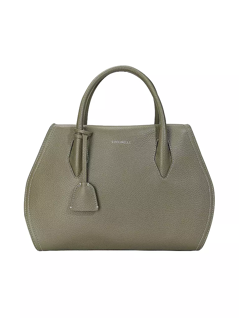 COCCINELLE | Ledertasche - Henkeltasche COCCINELLELORD | olive