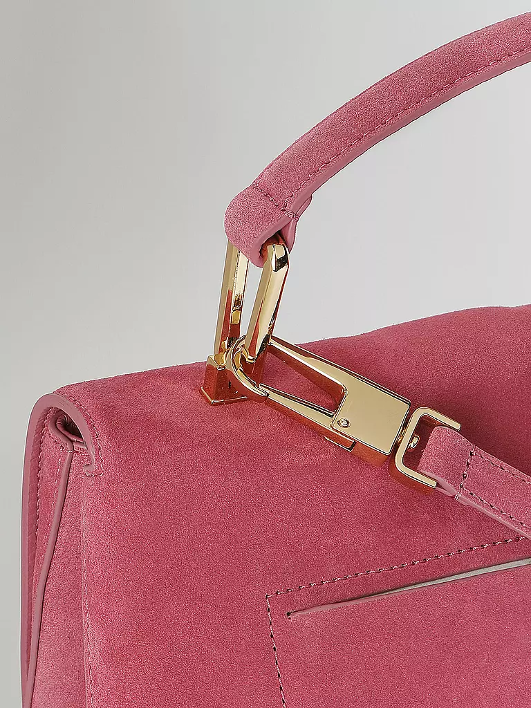 COCCINELLE | Ledertasche - Henkeltasche LIYA SUEDE | pink