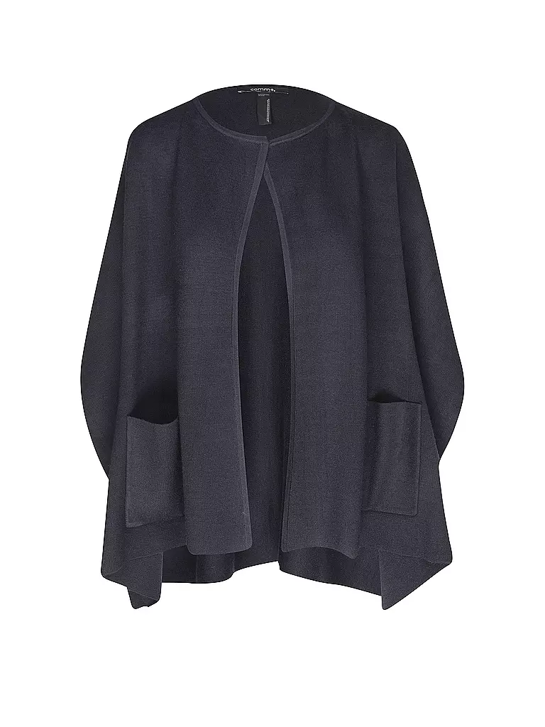 COMMA | Cape - Poncho | dunkelblau