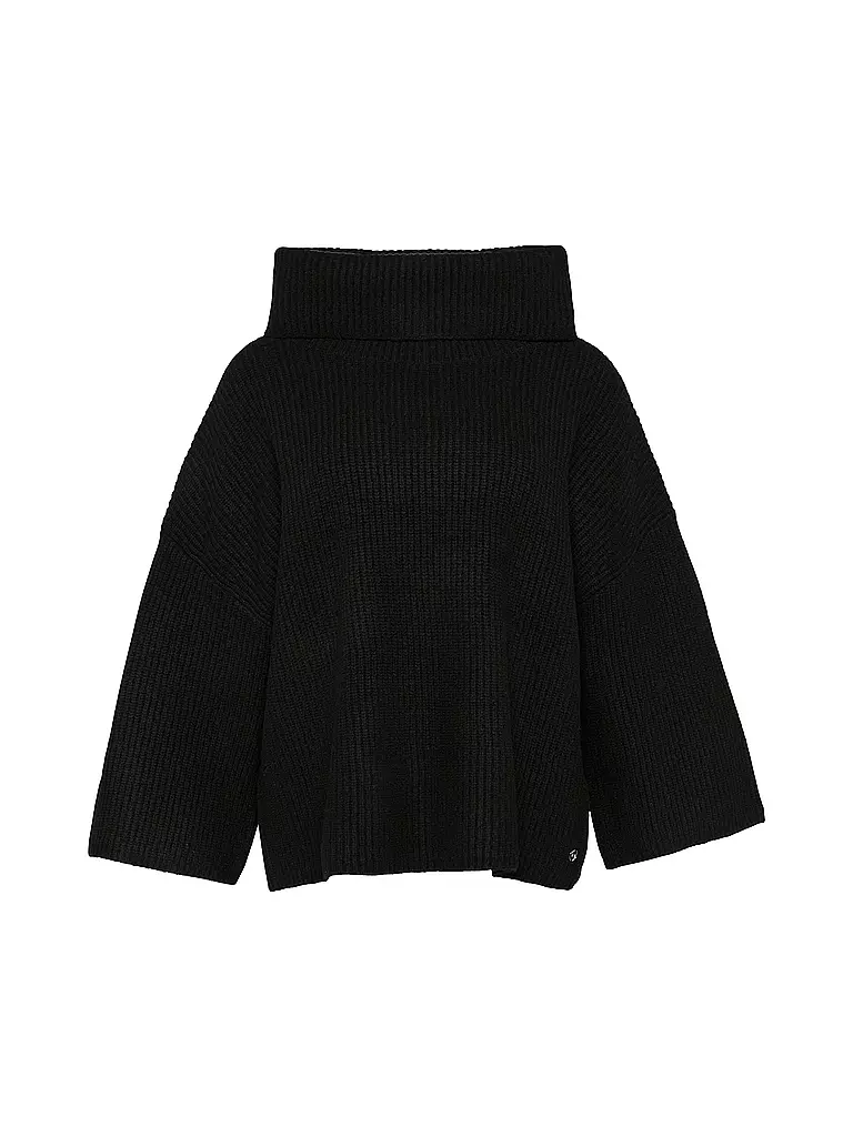 COMMA | Rollkragenpullover  | schwarz