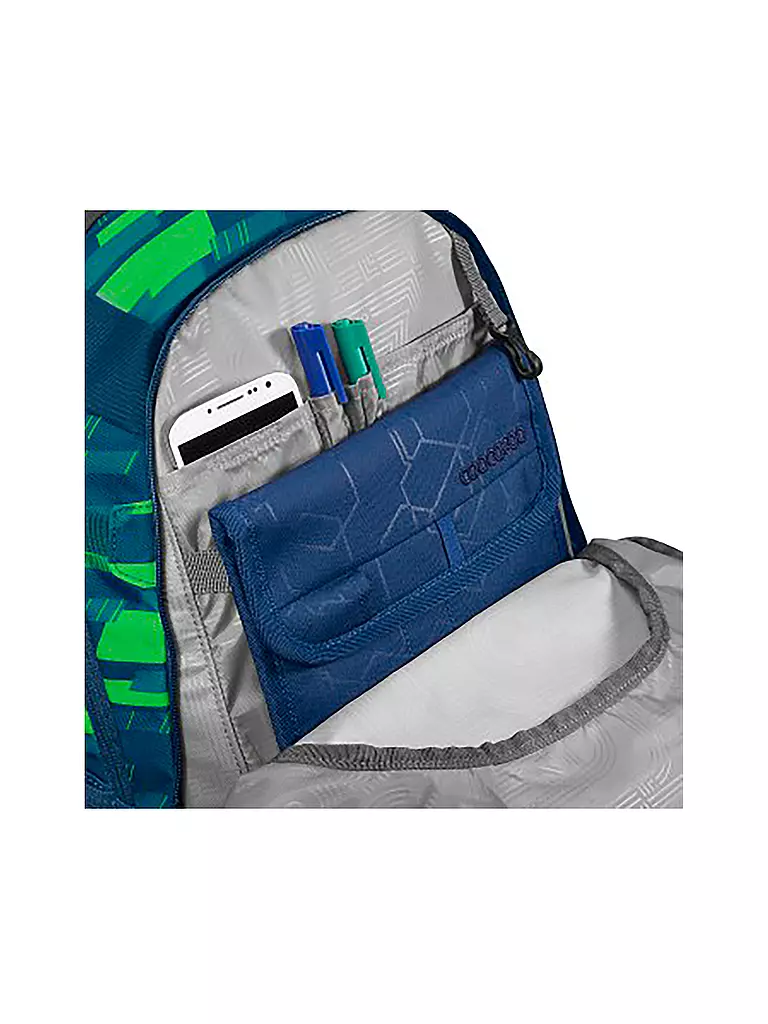 COOCAZOO | Schulrucksack MATE Lime Stripe | mint