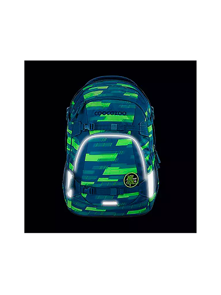 COOCAZOO | Schulrucksack MATE Lime Stripe | mint