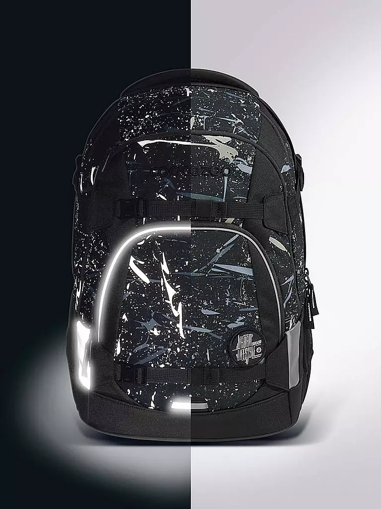 COOCAZOO | Schulrucksack MATE REFLECTIVE SPLAS | mint