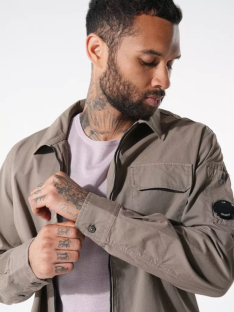 CP COMPANY | Overshirt  | olive