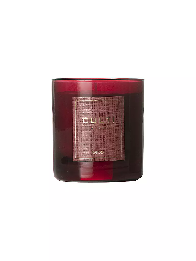 CULTI | Weihnachtskerze 270g klein GIOIA Rot | dunkelrot