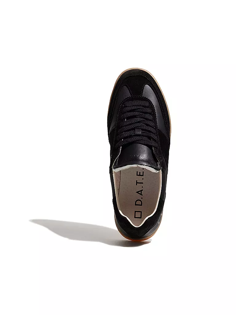 D.A.T.E. | Sneaker SPORTY LOW CALF | schwarz