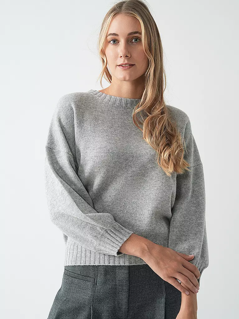 DAVIDA | Kaschmirpullover | grau