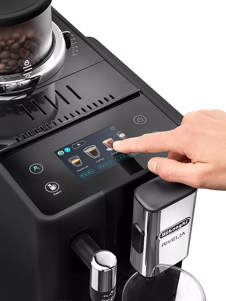 DELONGHI | Vollautomat RIVELIA EXAM440.35.B Schwarz | schwarz