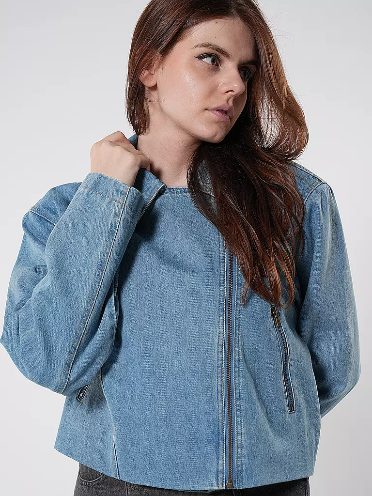 DESIGNERS REMIX | Jeansjacke MILES BIKER | blau